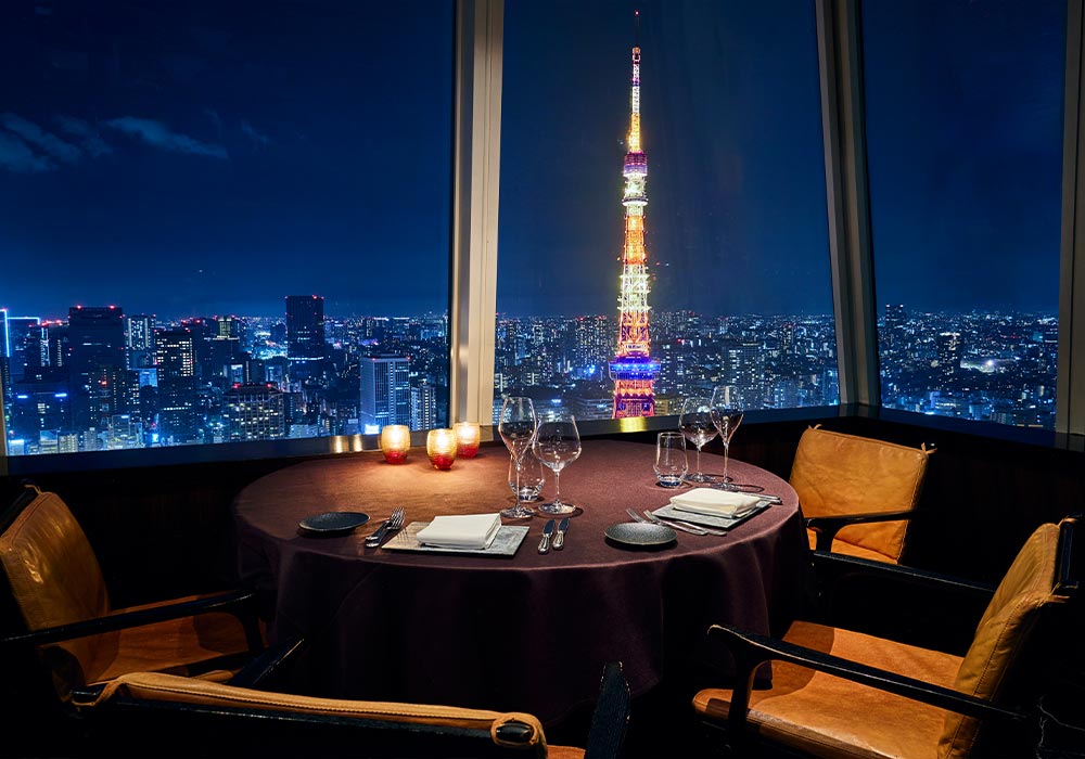 A Panoramic Setting Overlooking Tokyo Tower